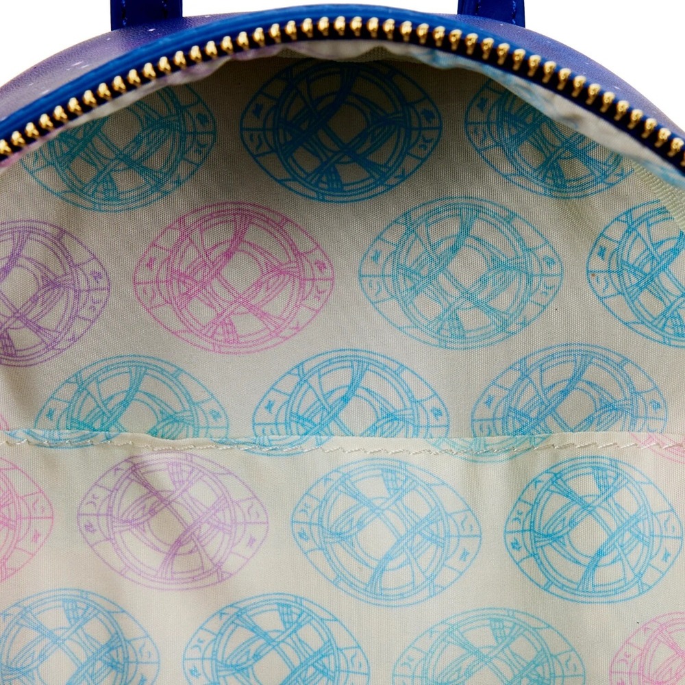 NWT Loungefly Marvel Comic Dr Strange Multiverse of Madness Wallet/Backpack set - Picture 3 of 12